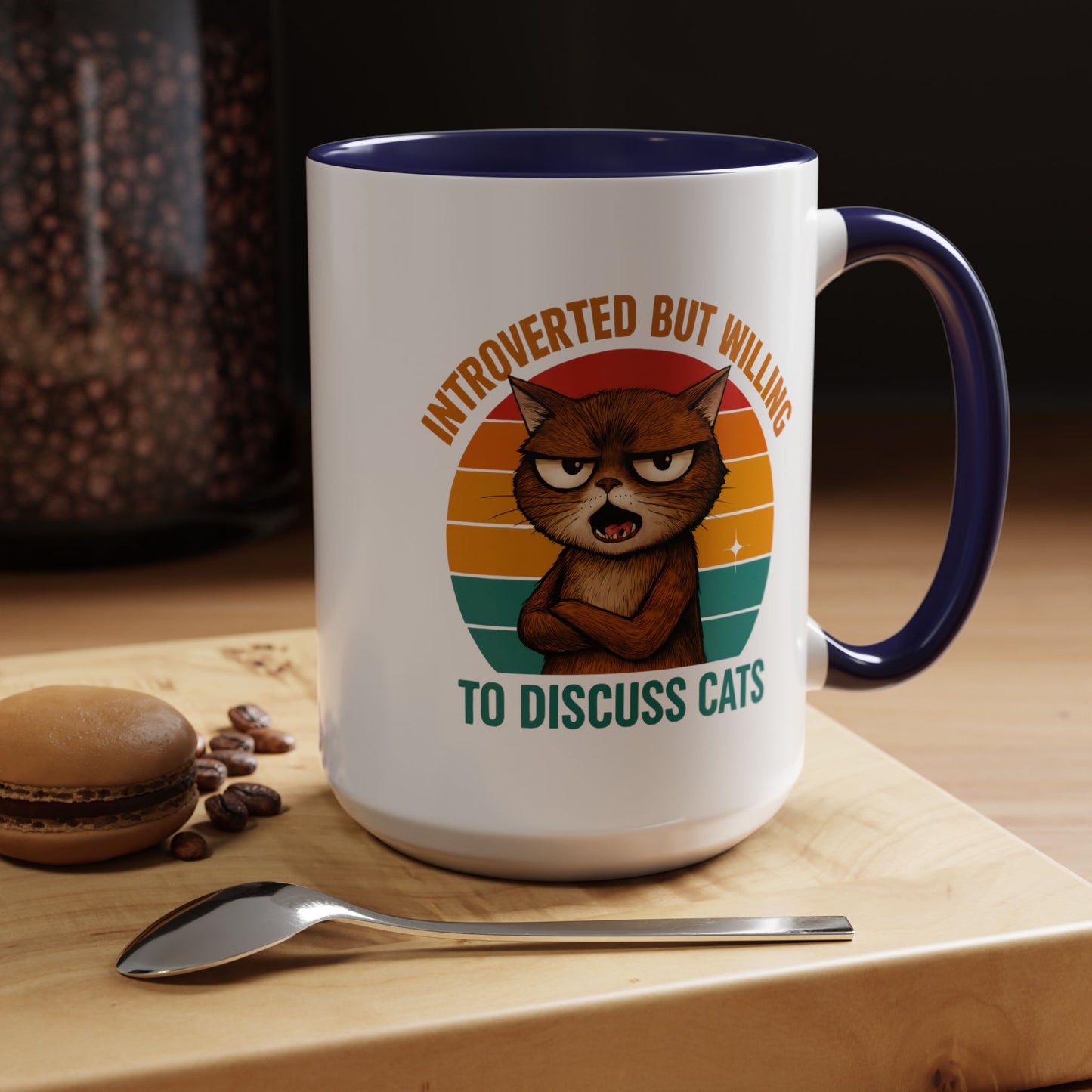 Animal Mug - Introverted But Willing To Discuss Cats
