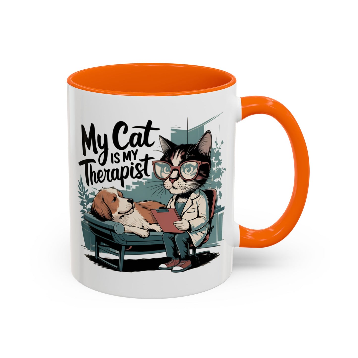 Animal Mug - My Cat Is My Therapist