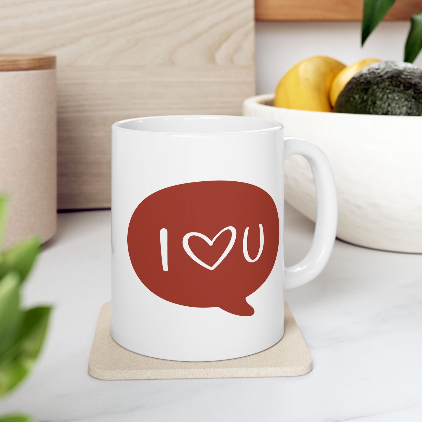 Anniversary Mug - I Love You Message