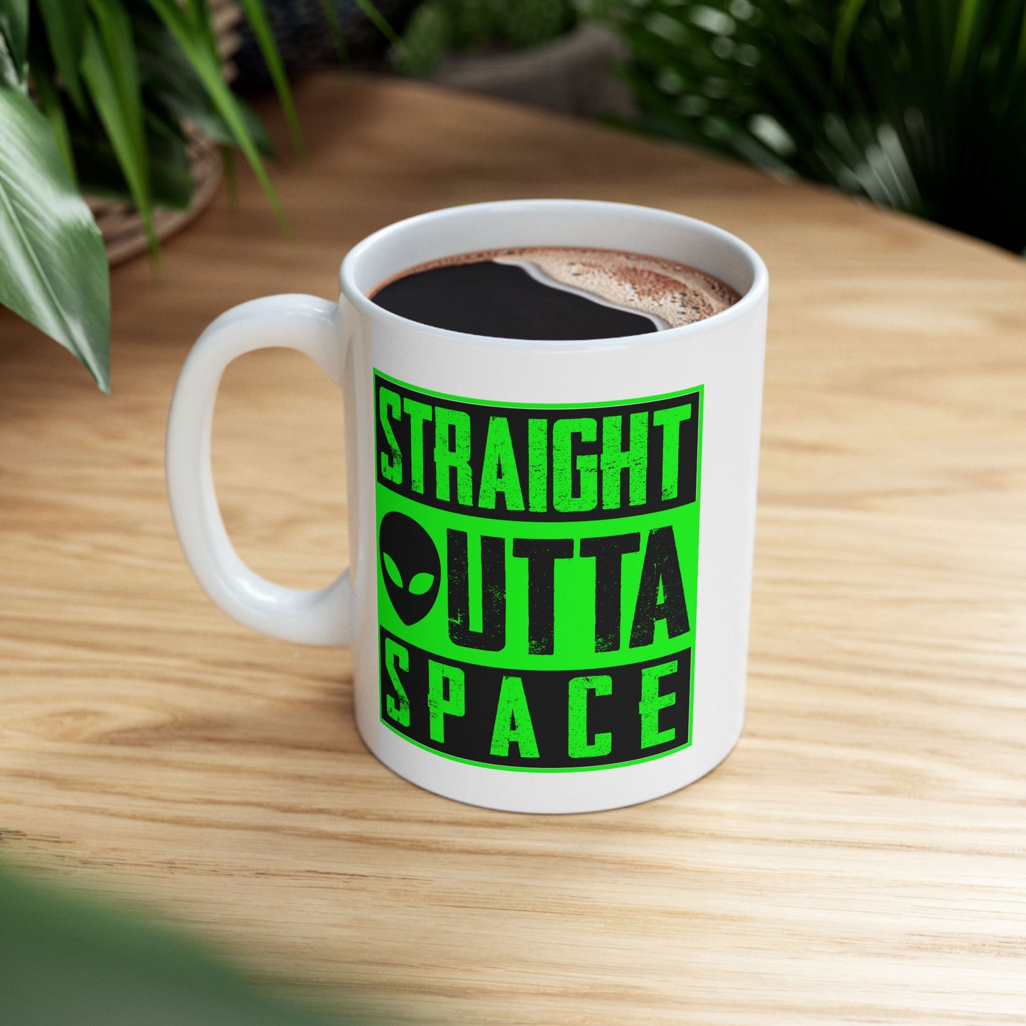 Alien Mug - Straight Outta Space