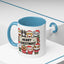 Christmas Mug - Merry Christmas Black Text Cute Animals