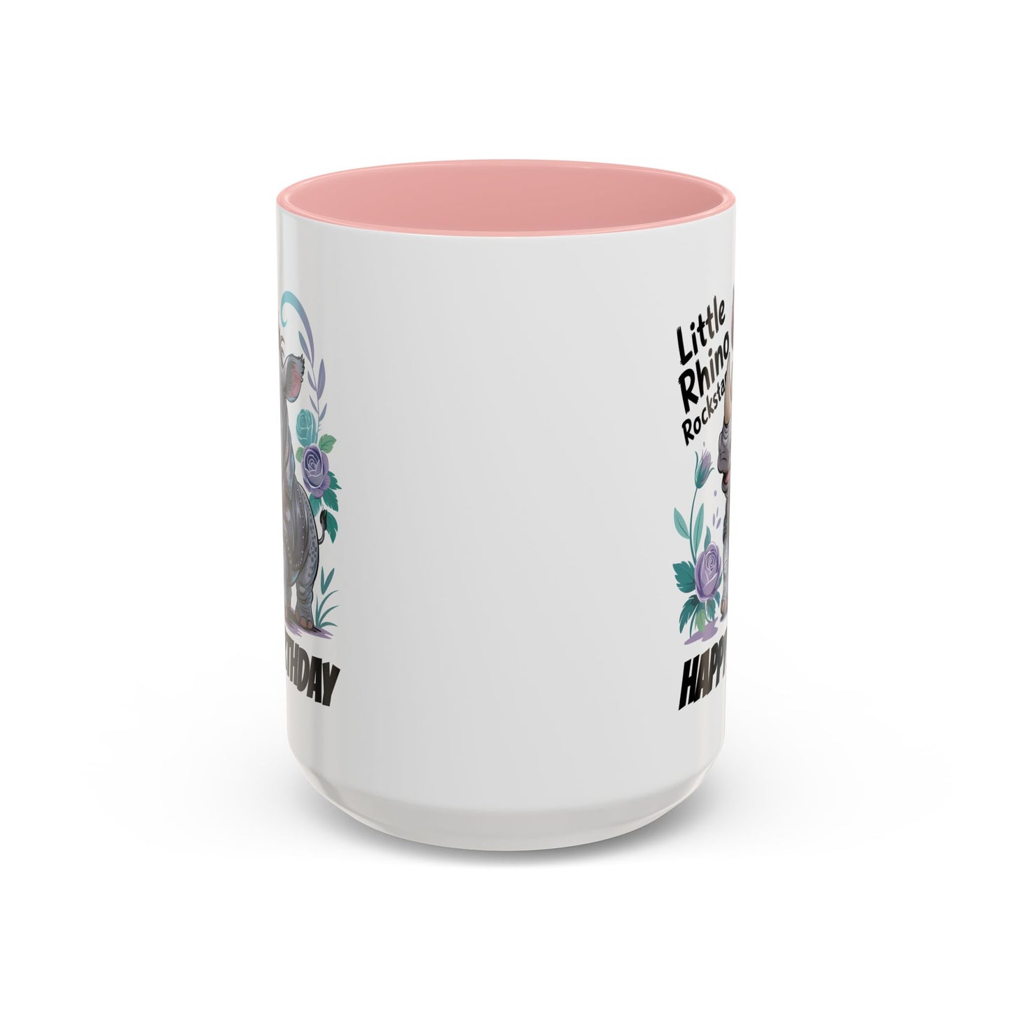 Birthday Mug - Happy Birthday Little Rhino Rockstar
