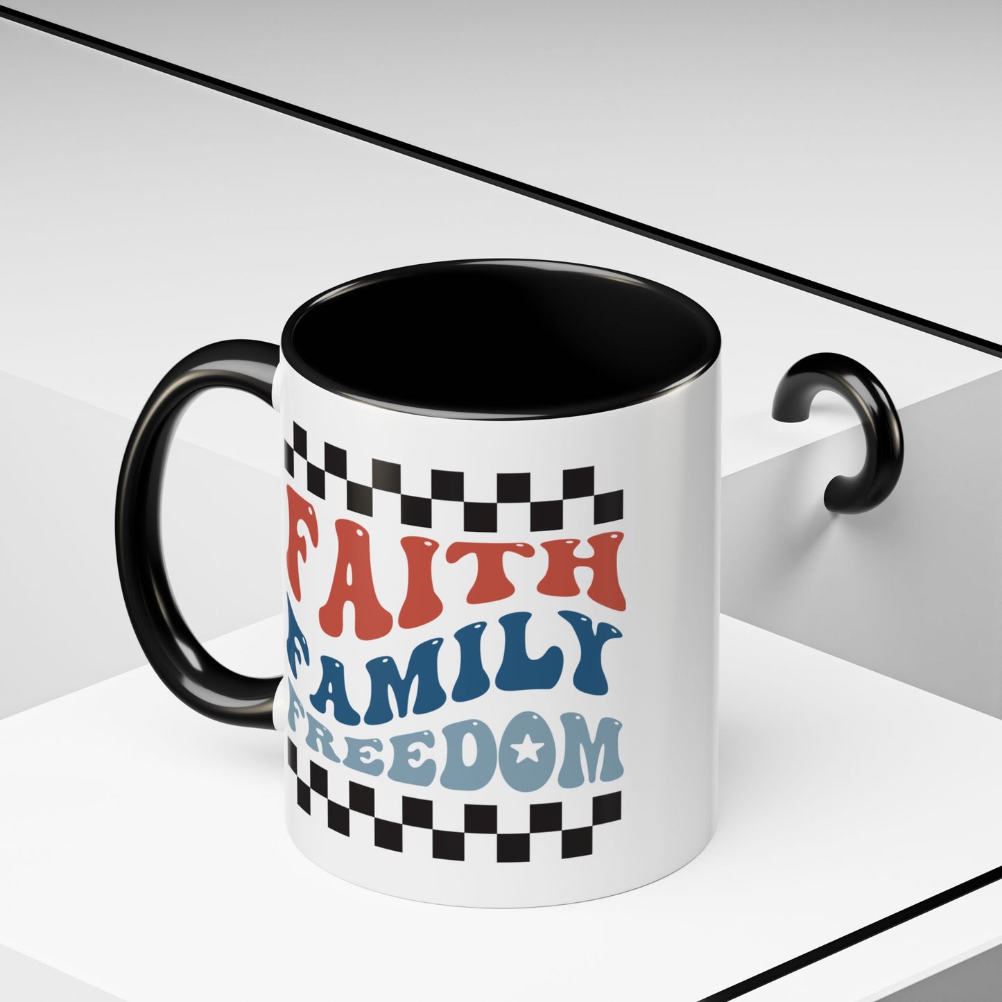 4th of July Mug - Faith Family Freedom