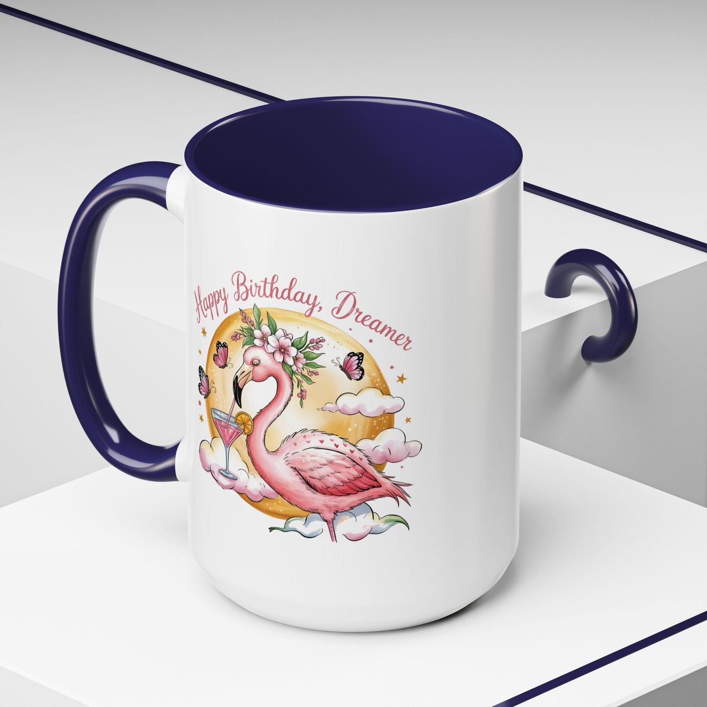 Birthday Mug - Pink Flamingo