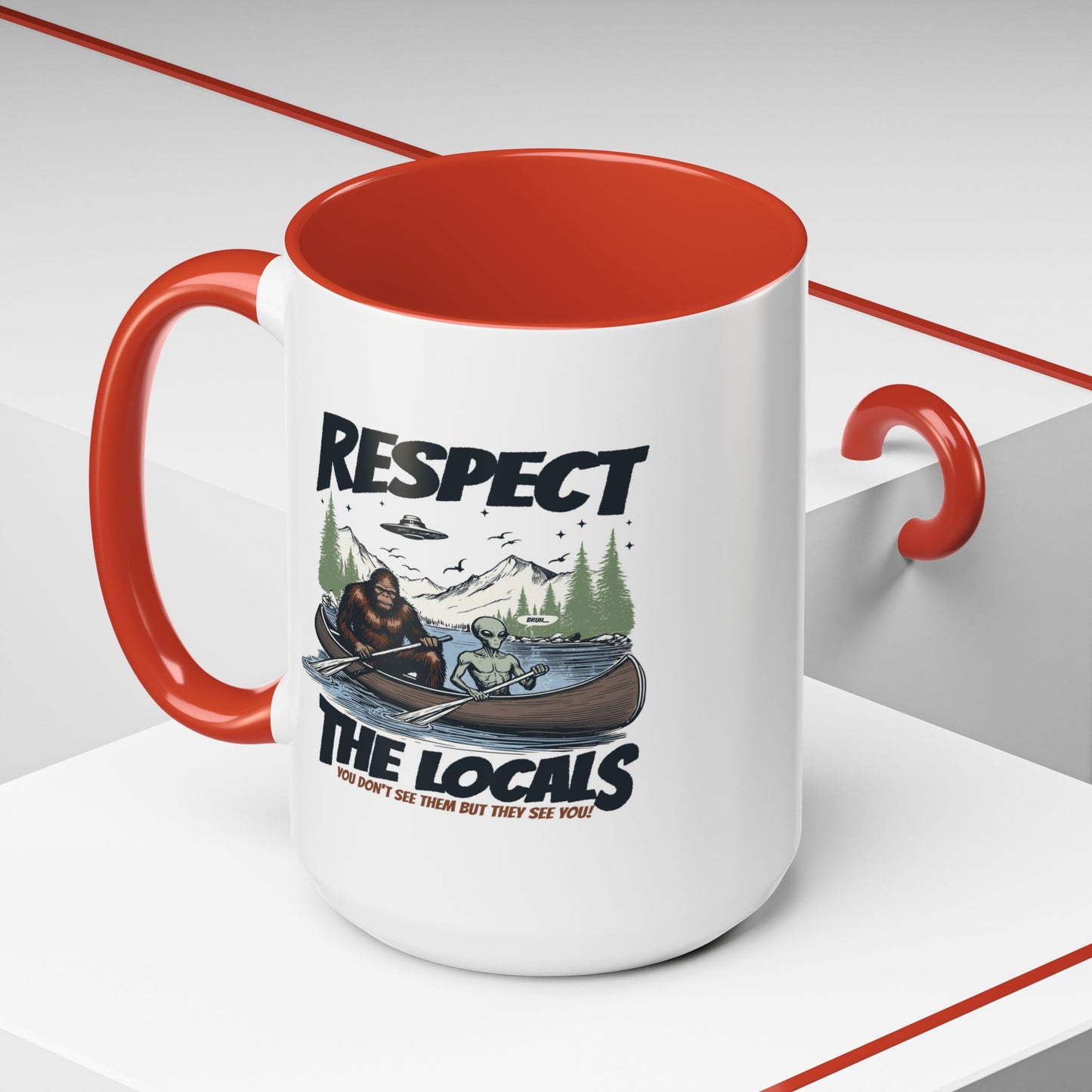 Alien Mug - Respect The Locals