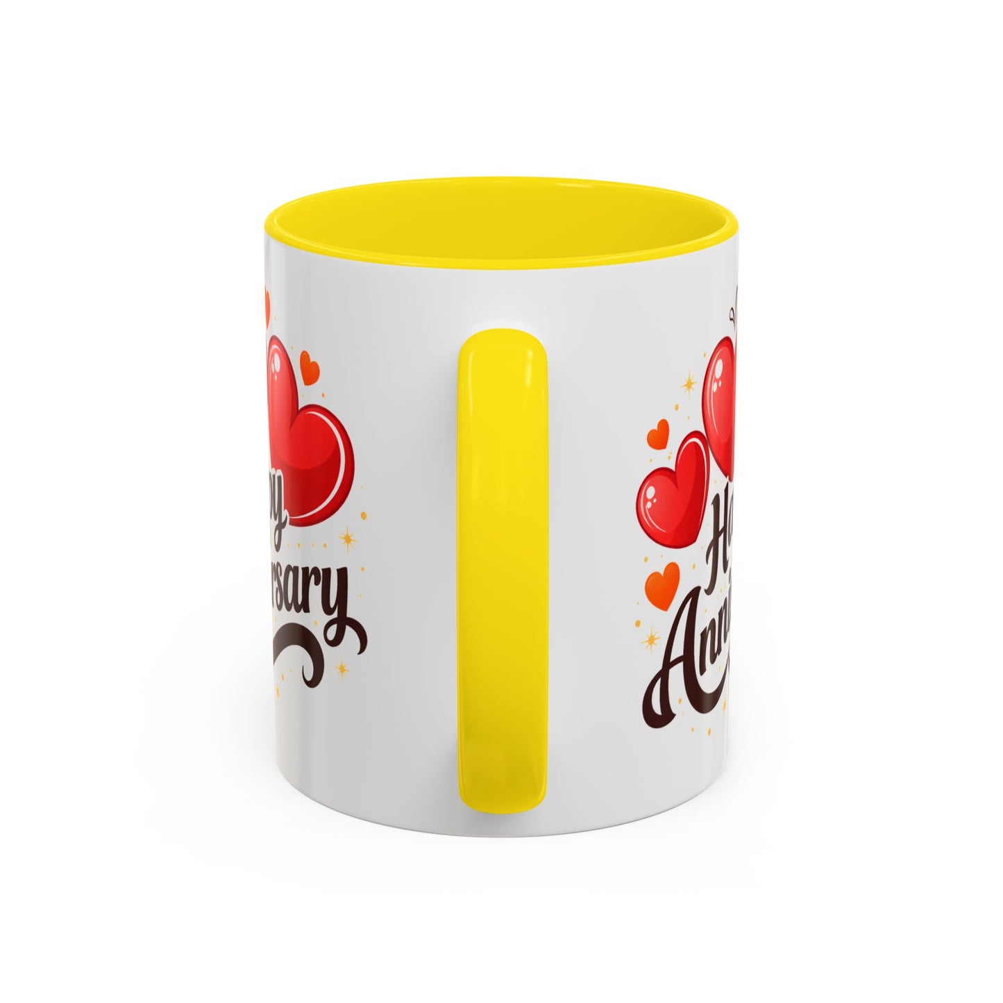 Anniversary Mug - Happy Anniversary Hearts