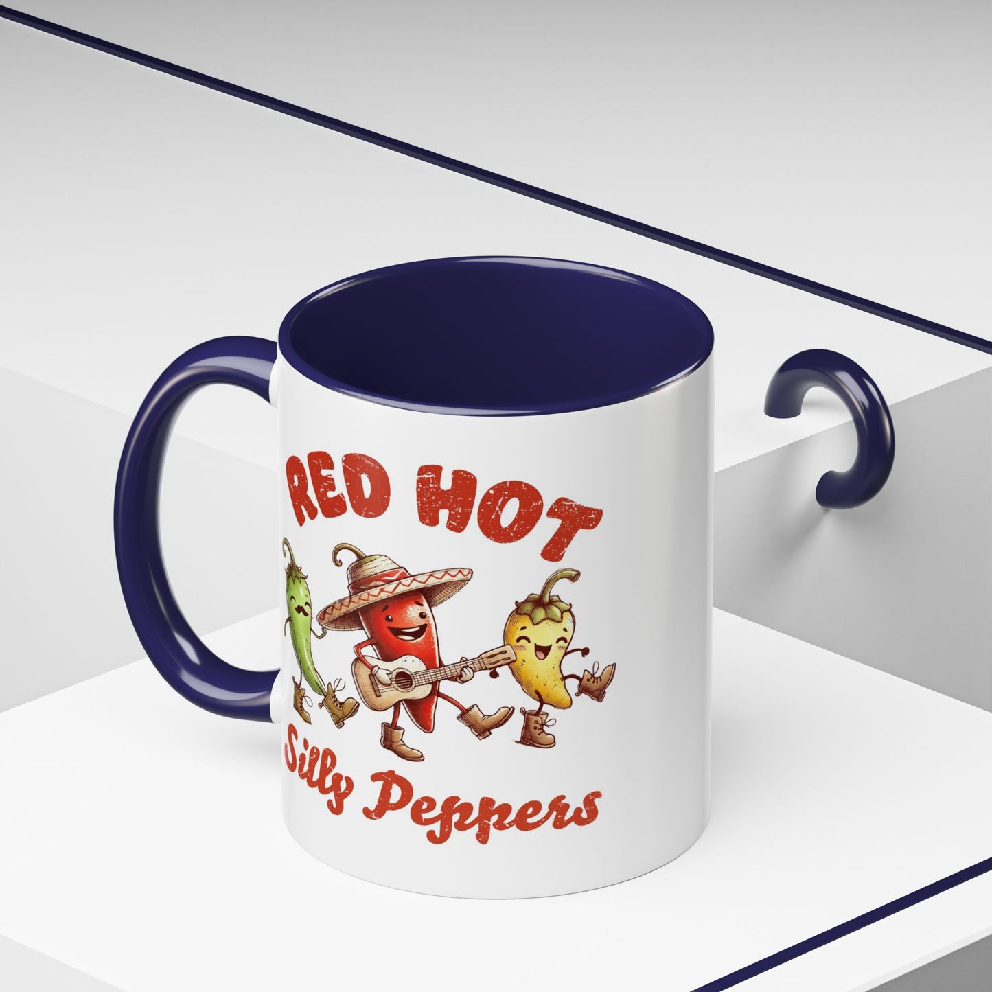 Humor Mug - Red Hot Silly Peppers