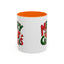 Christmas Mug - Green & Red Text Santa Presents