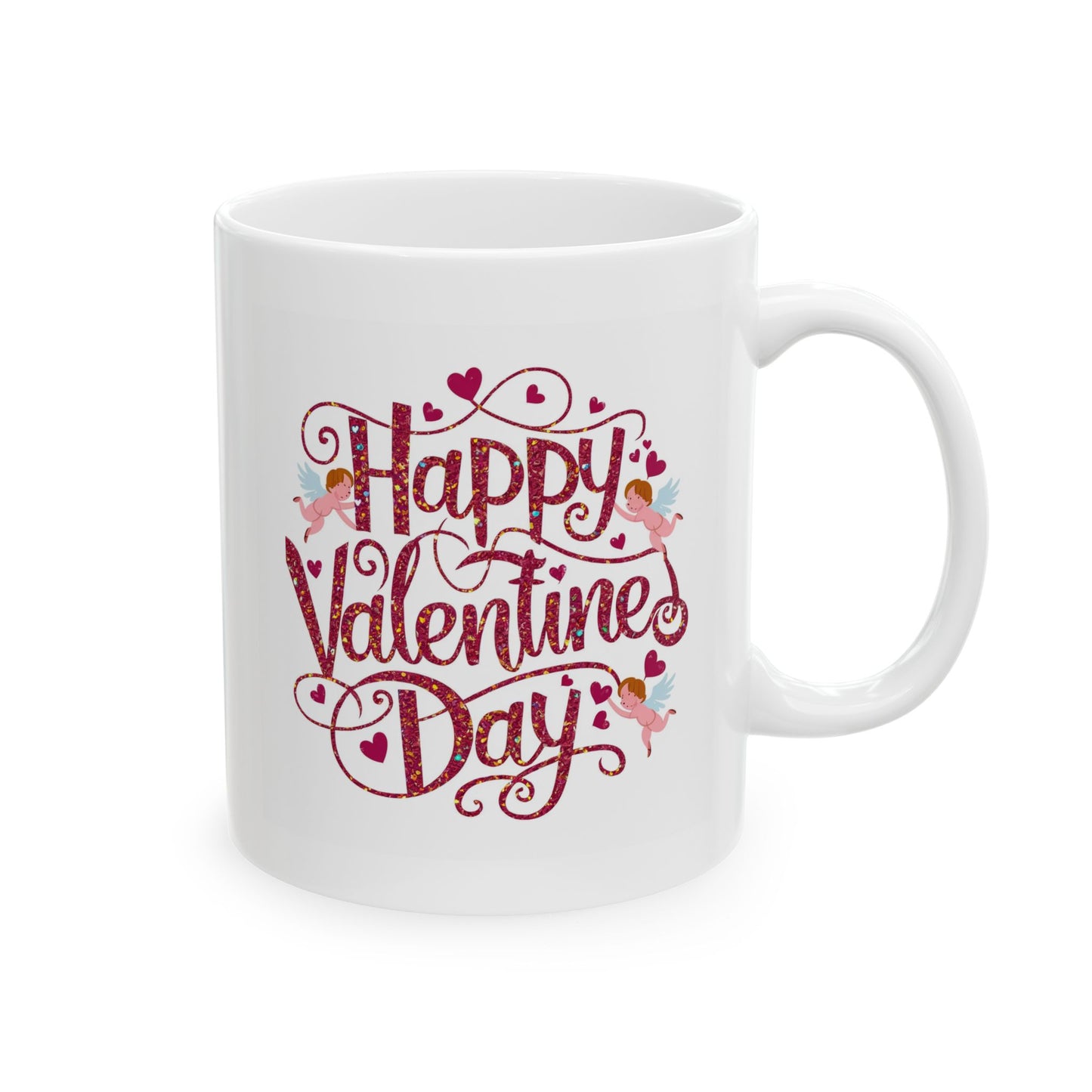 Valentine's Day Mug - Happy Whimsical