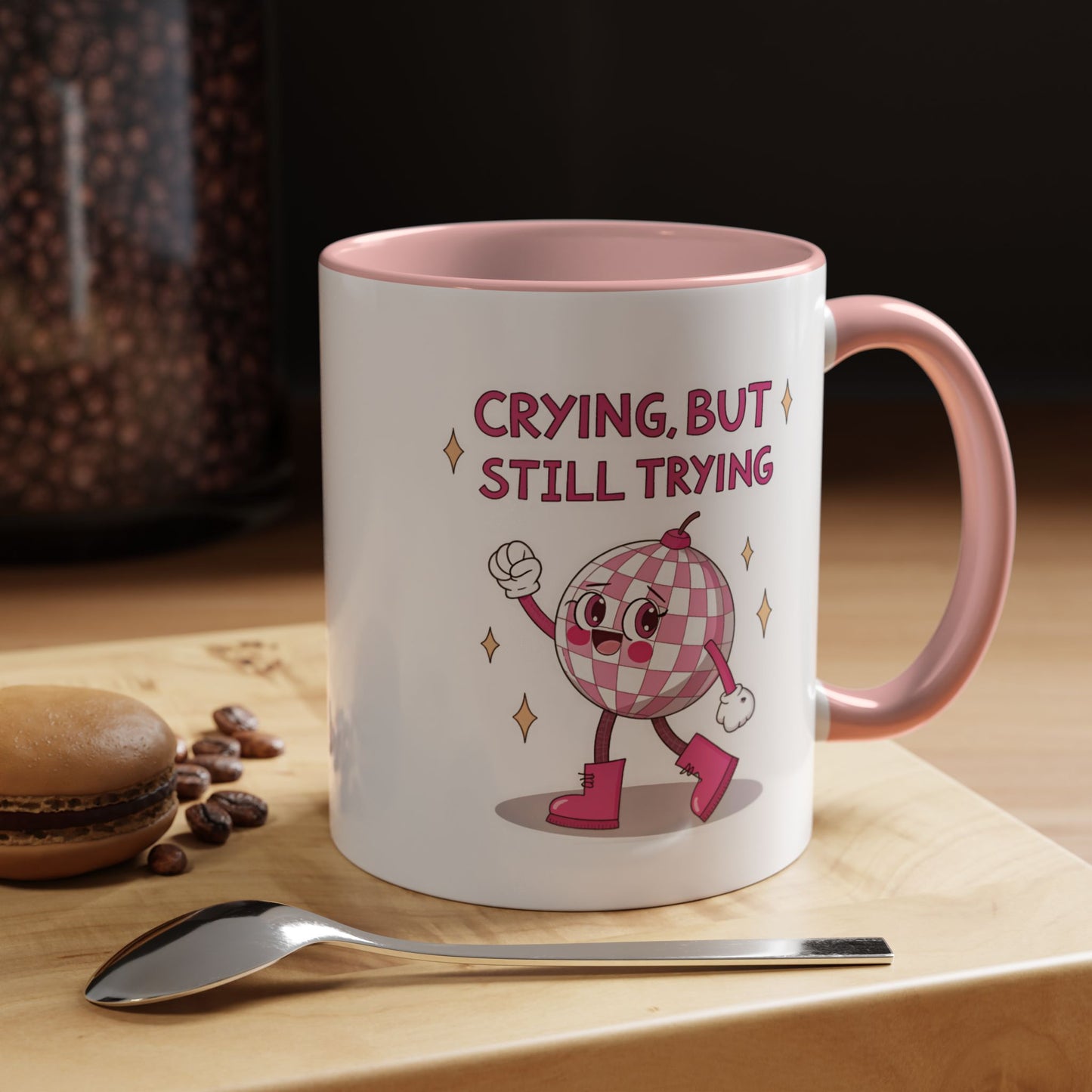 Wellness Mug - Crying But Still Trying