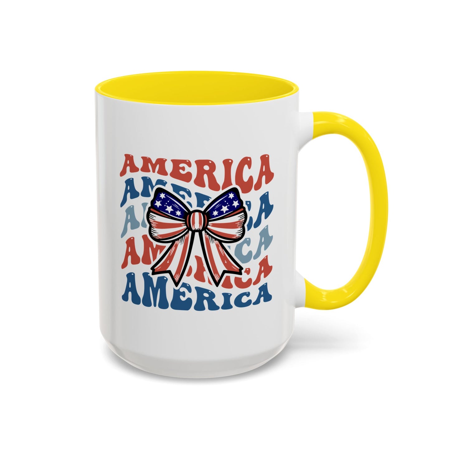 4th of July Mug - America Bow