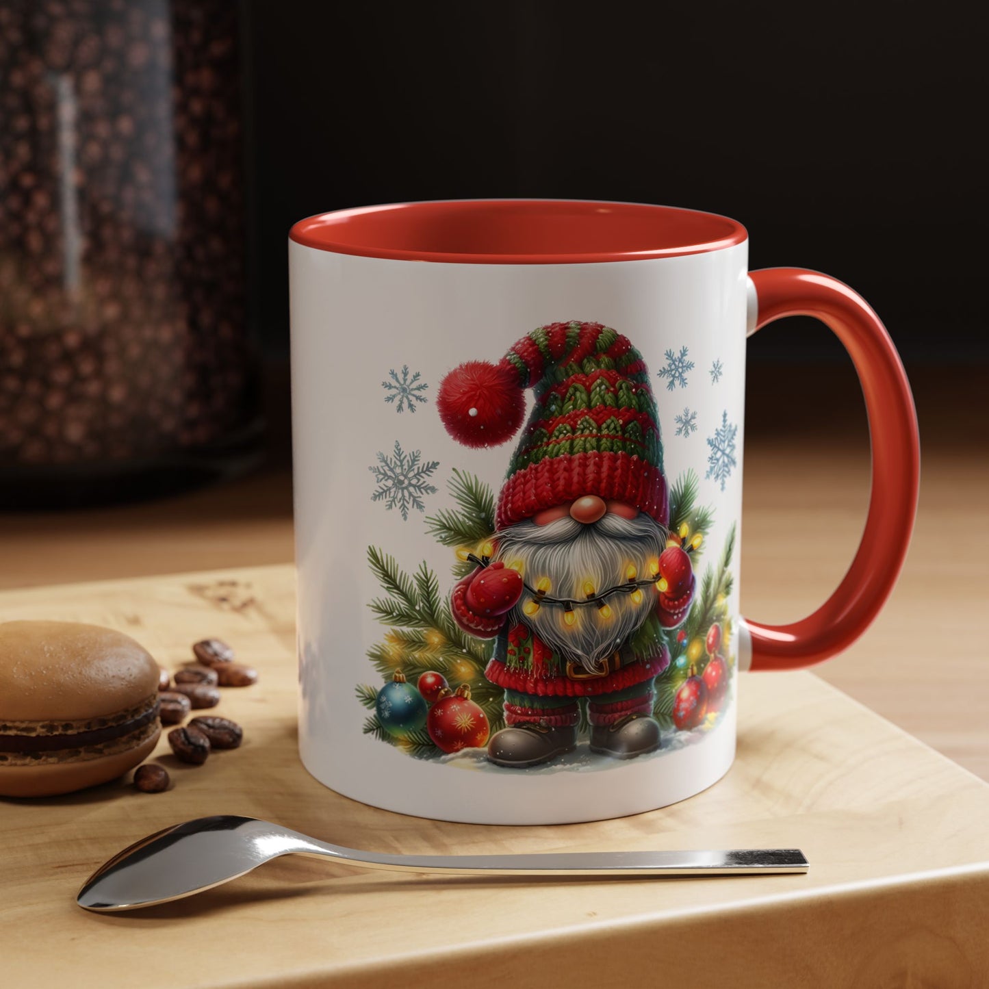 Christmas Mug - Gnome with Christmas Lights