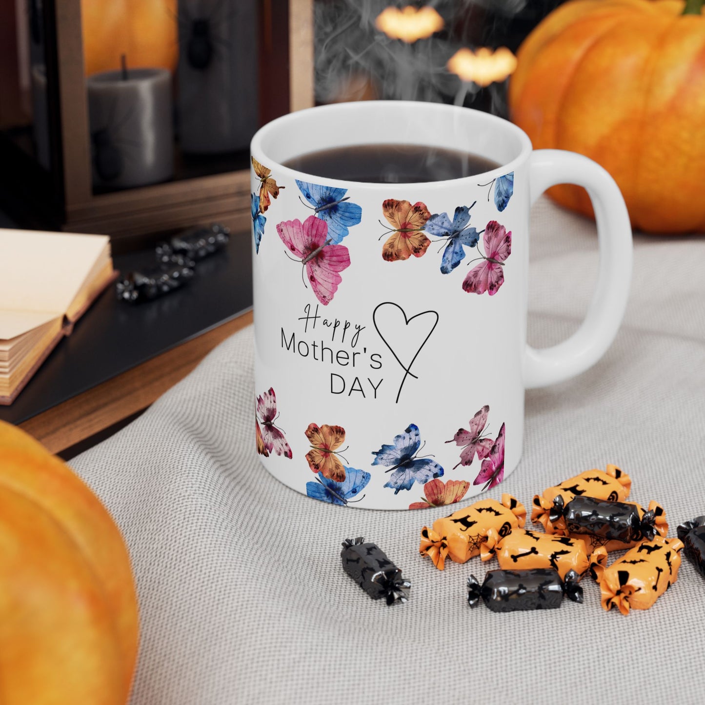 Mother's Day Mug - Happy Mother's Day Butterflies