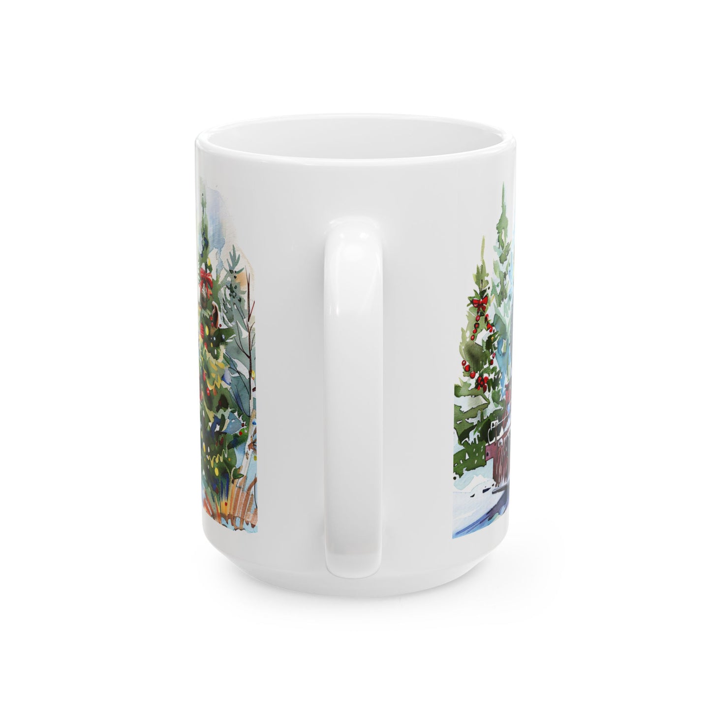 Christmas Mug - Christmas Train Wrap