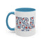 4th of July Mug - USA EST 1776 Floral