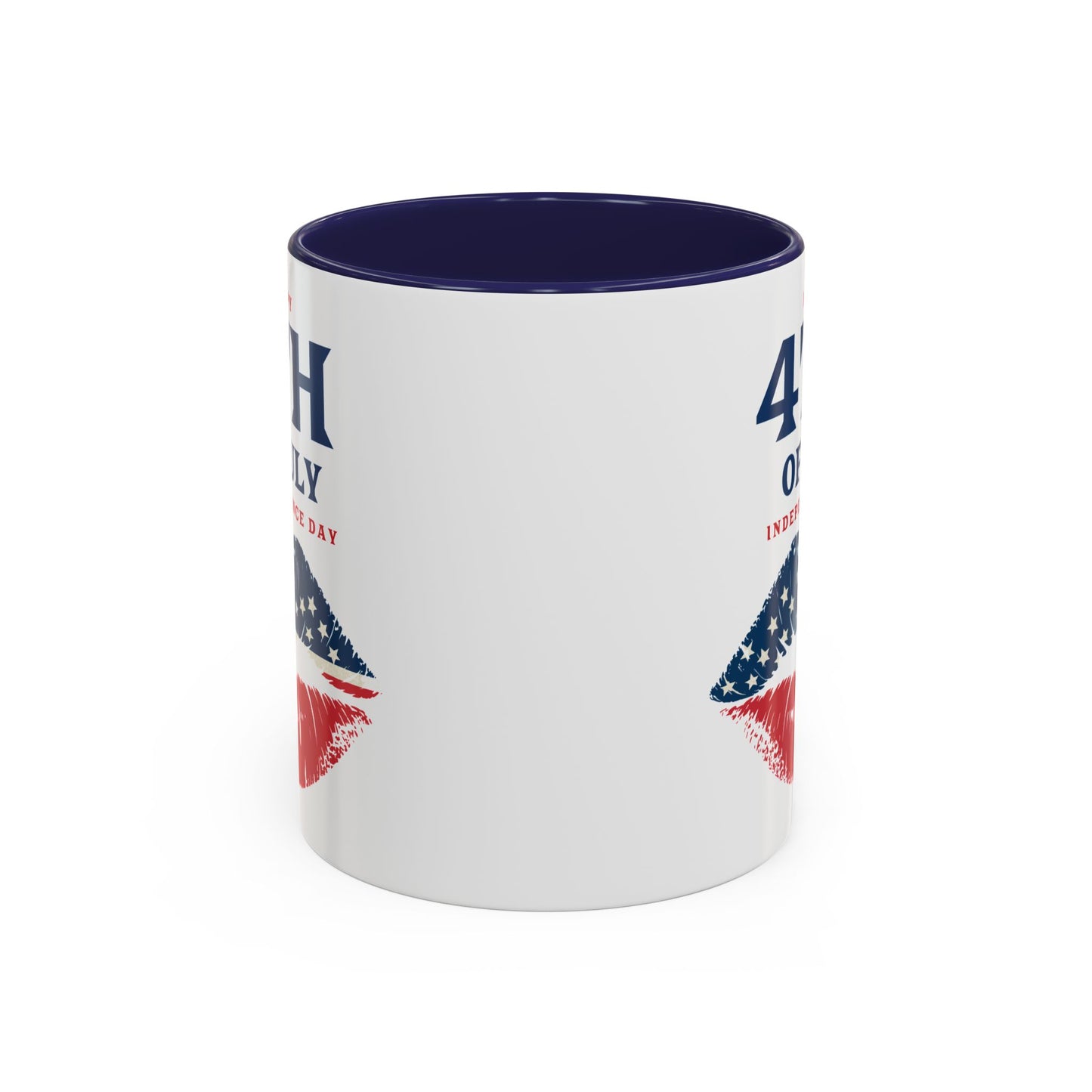 4th of July Mug - Happy 4th of July Flag Lips