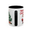 Christmas Mug - Merry Christmas Red Text Santa Tree Presents