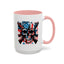 4th of July Mug - Skull With American Flag