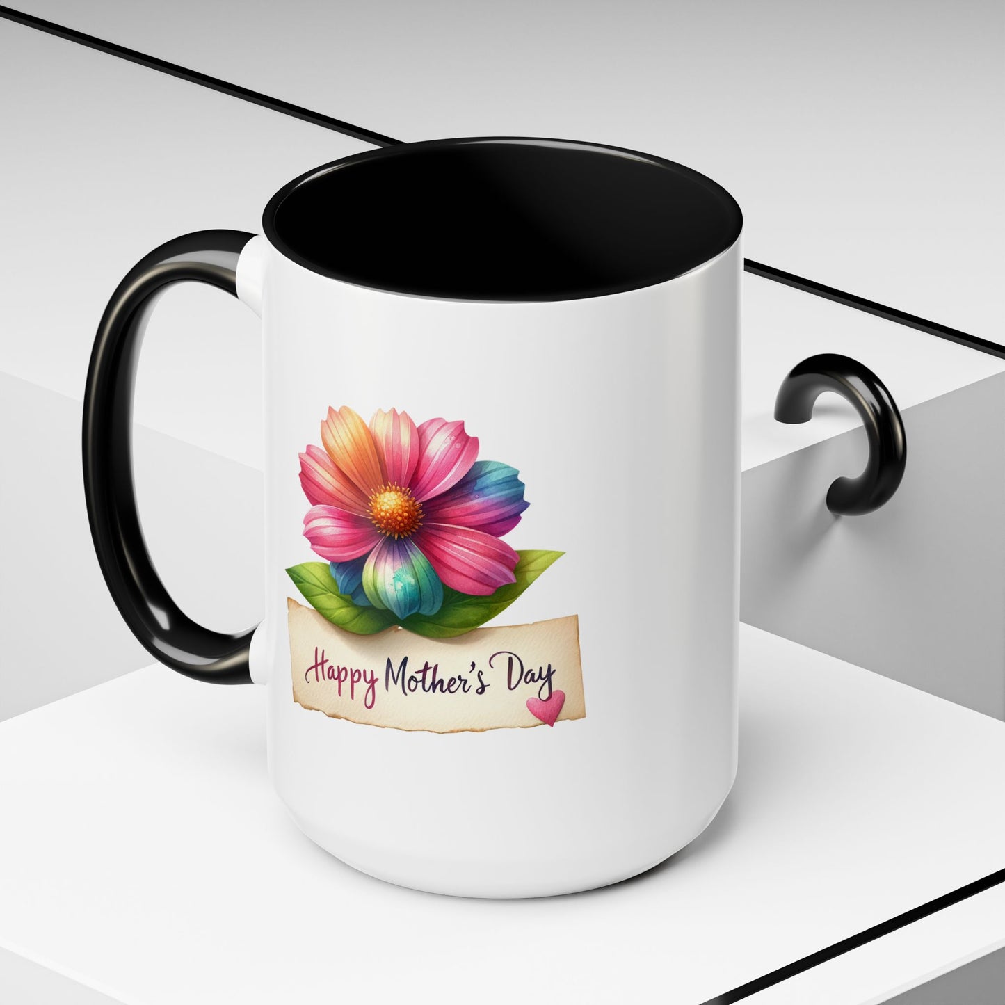 Mother's Day Mug - Happy Mother's Day Flower