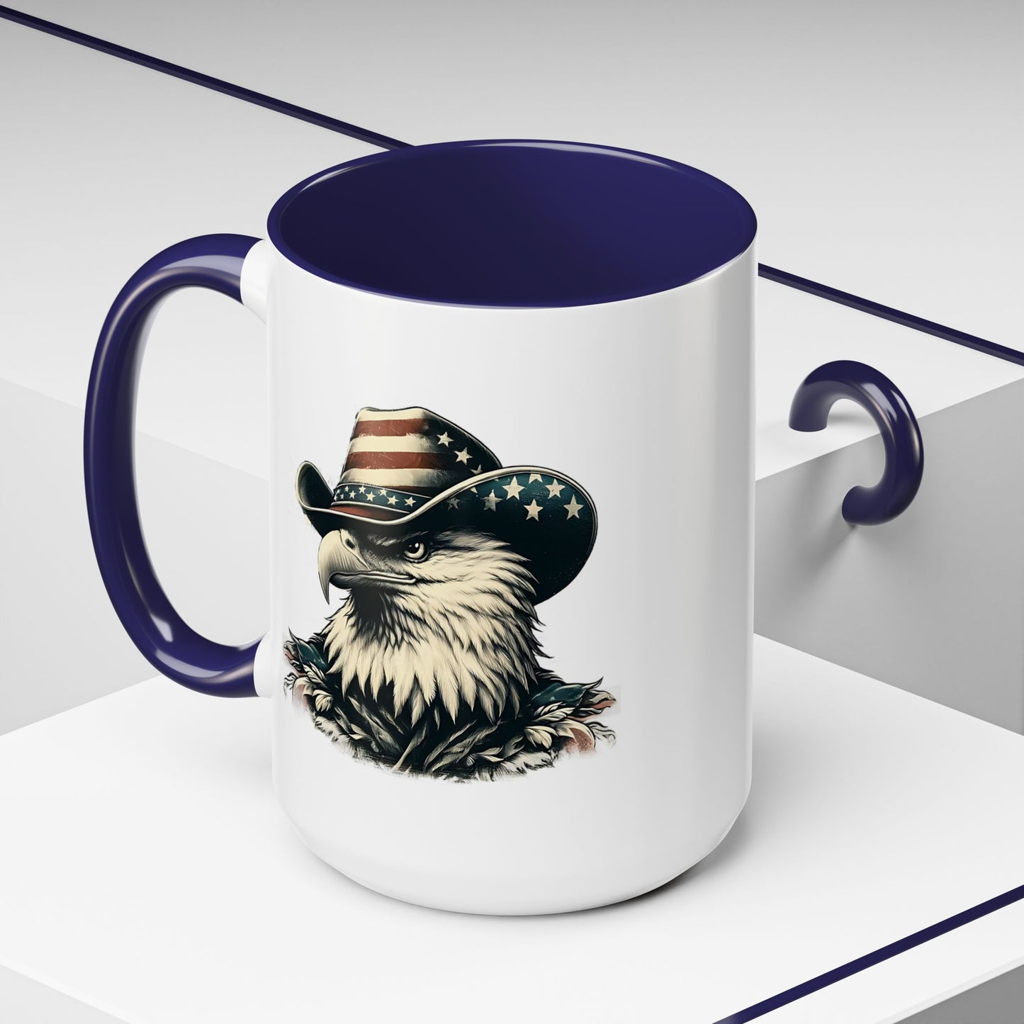 4th of July Mug - American Bald Eagle Flag 5