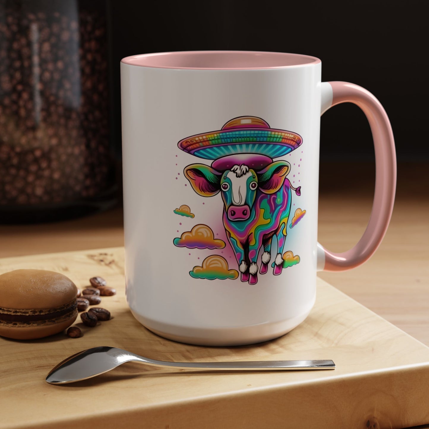 Alien Mug - Multicoloured Cow