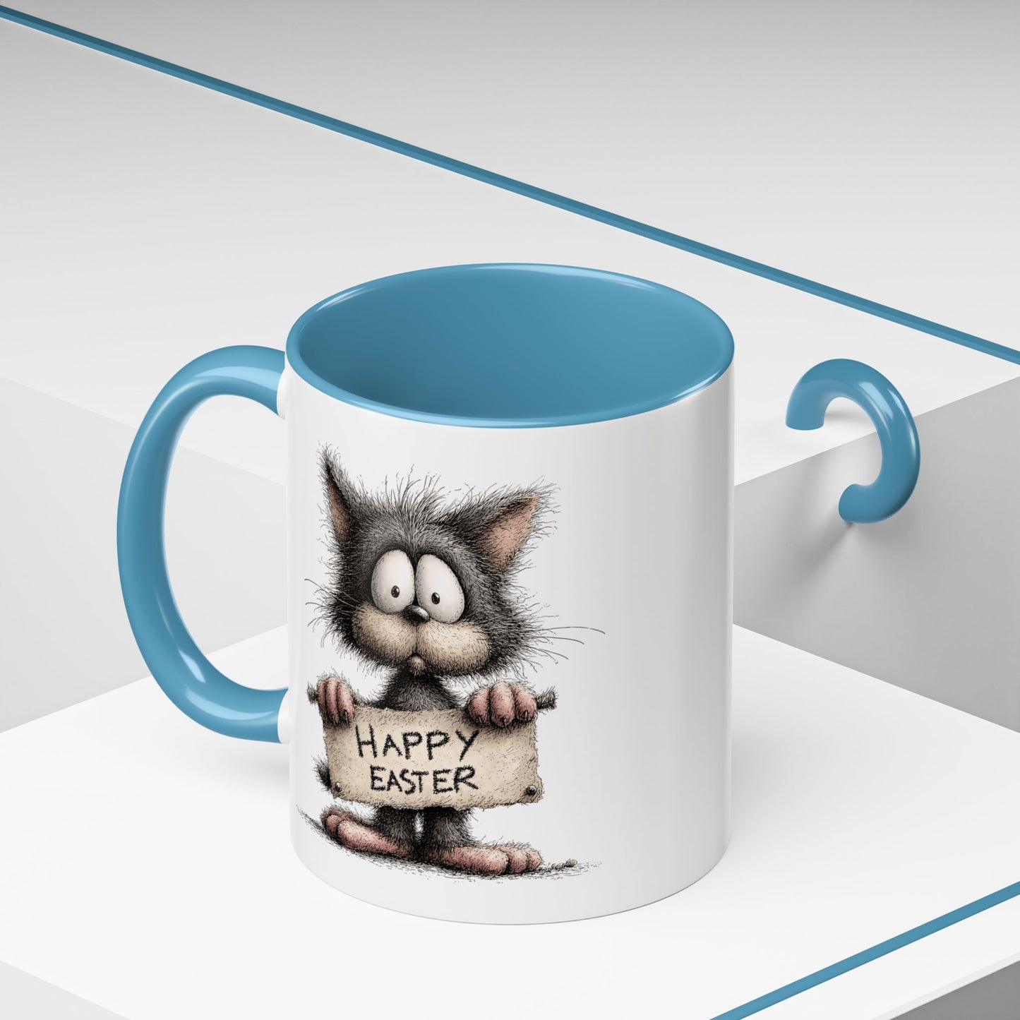 Easter Mug - Happy Easter Cat