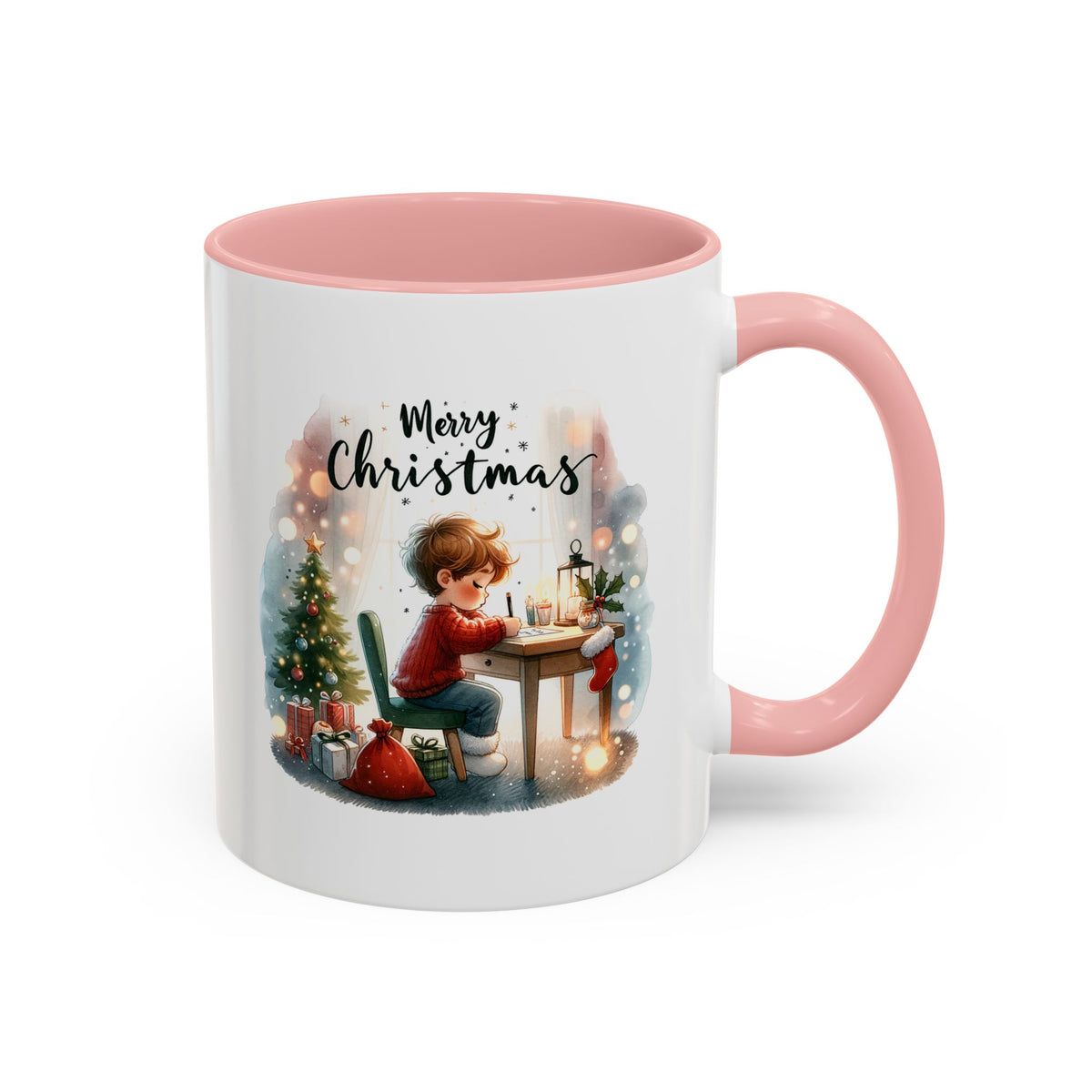 Chistmas Mug - Merry Christmas Child Writing
