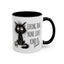 Humor Mug - Living That Nine Lives