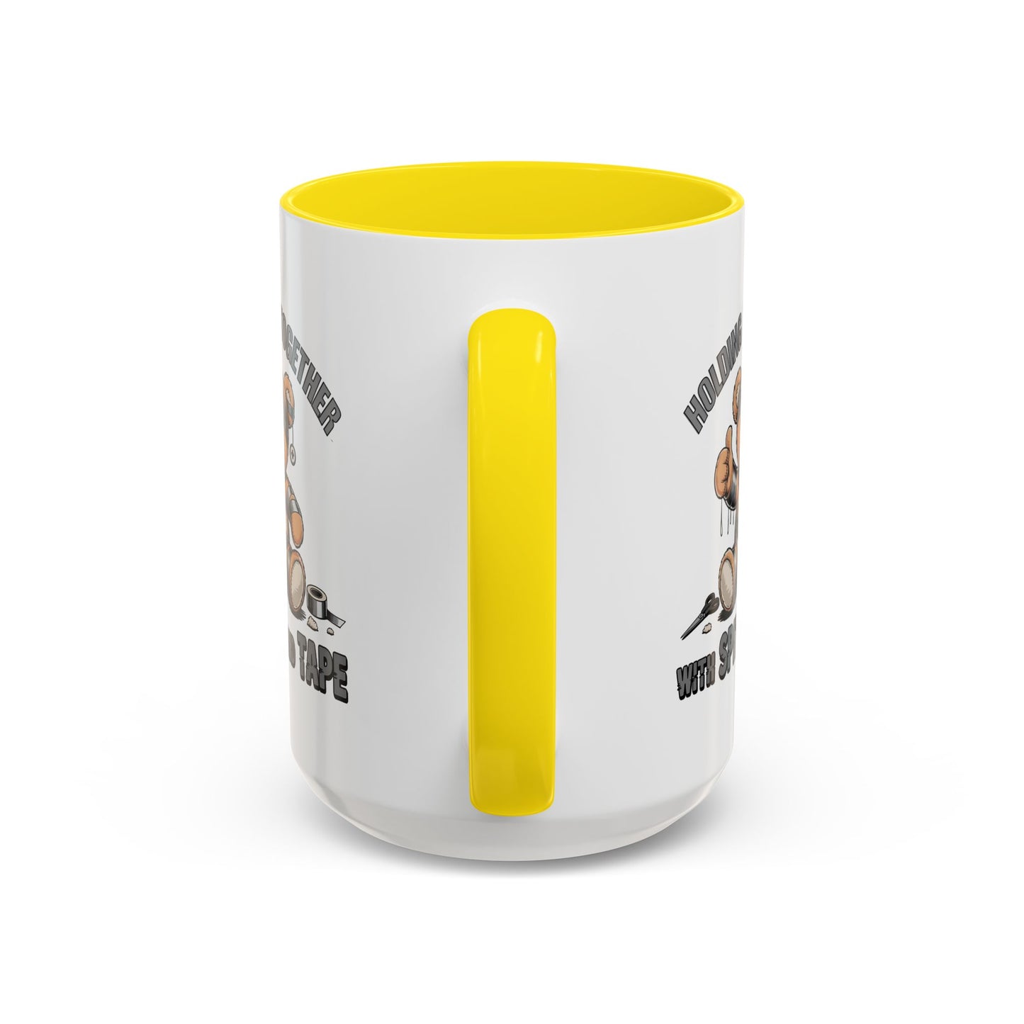 Humor Mug - Holding It Together With Spite & Tape