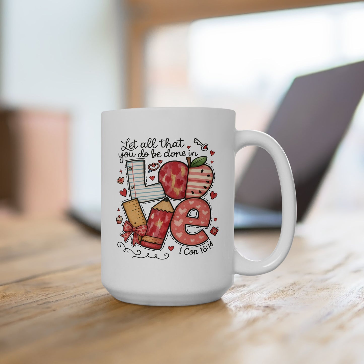 Anniversary Mug - Let All That You Do