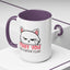Adult Mug - Fluff You White Cat