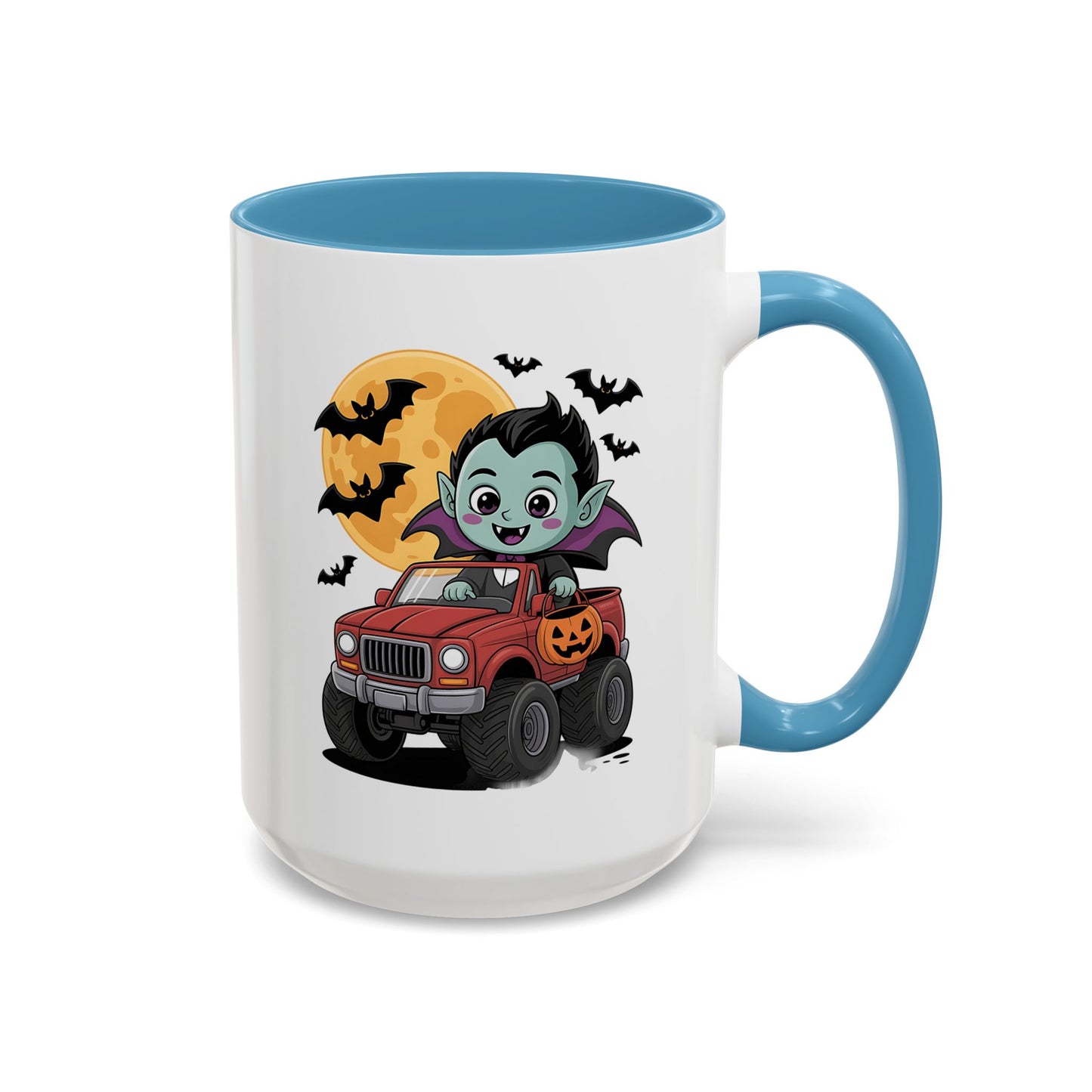Halloween Mug - Driving Vampire