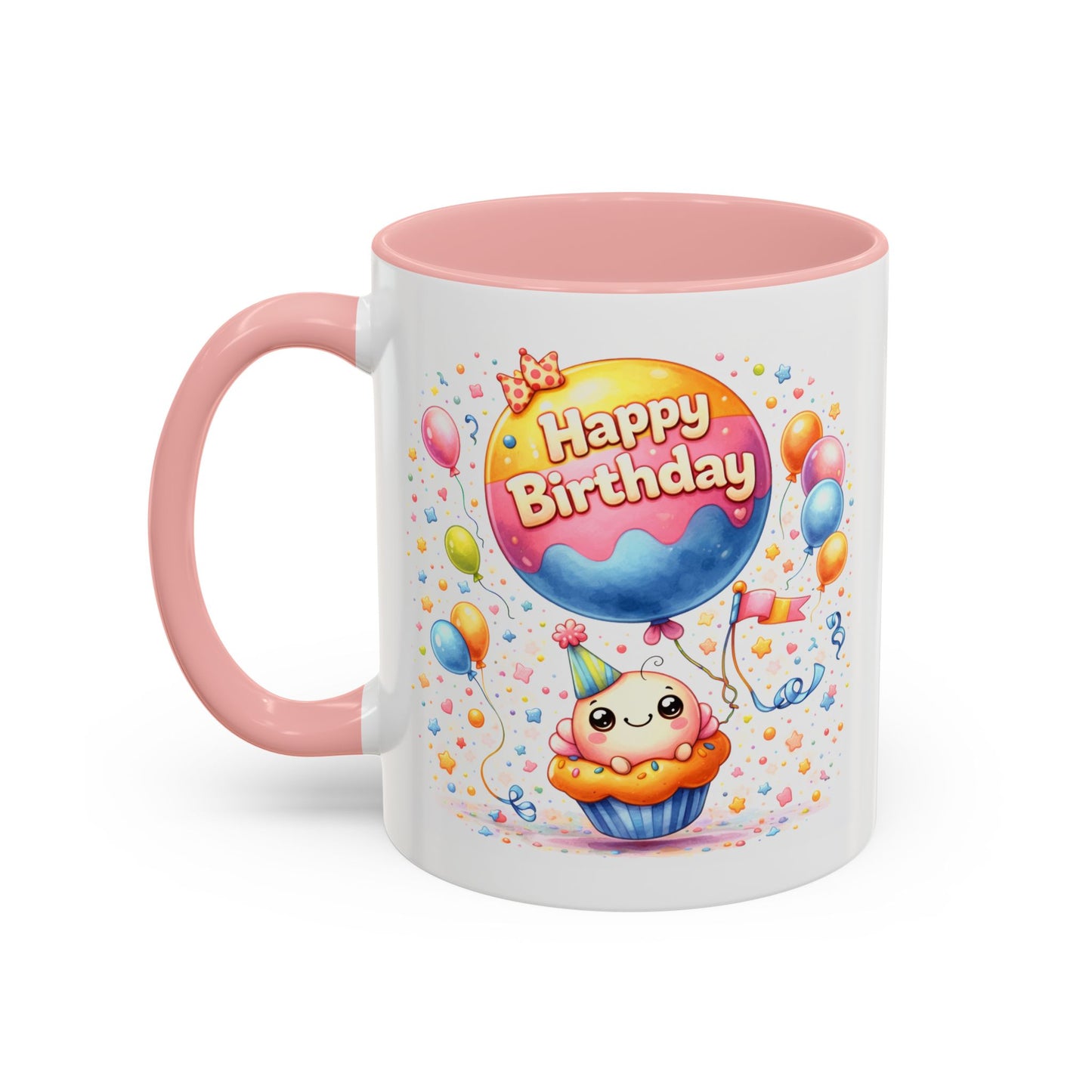 Birthday Mug - Cupcake Balloon