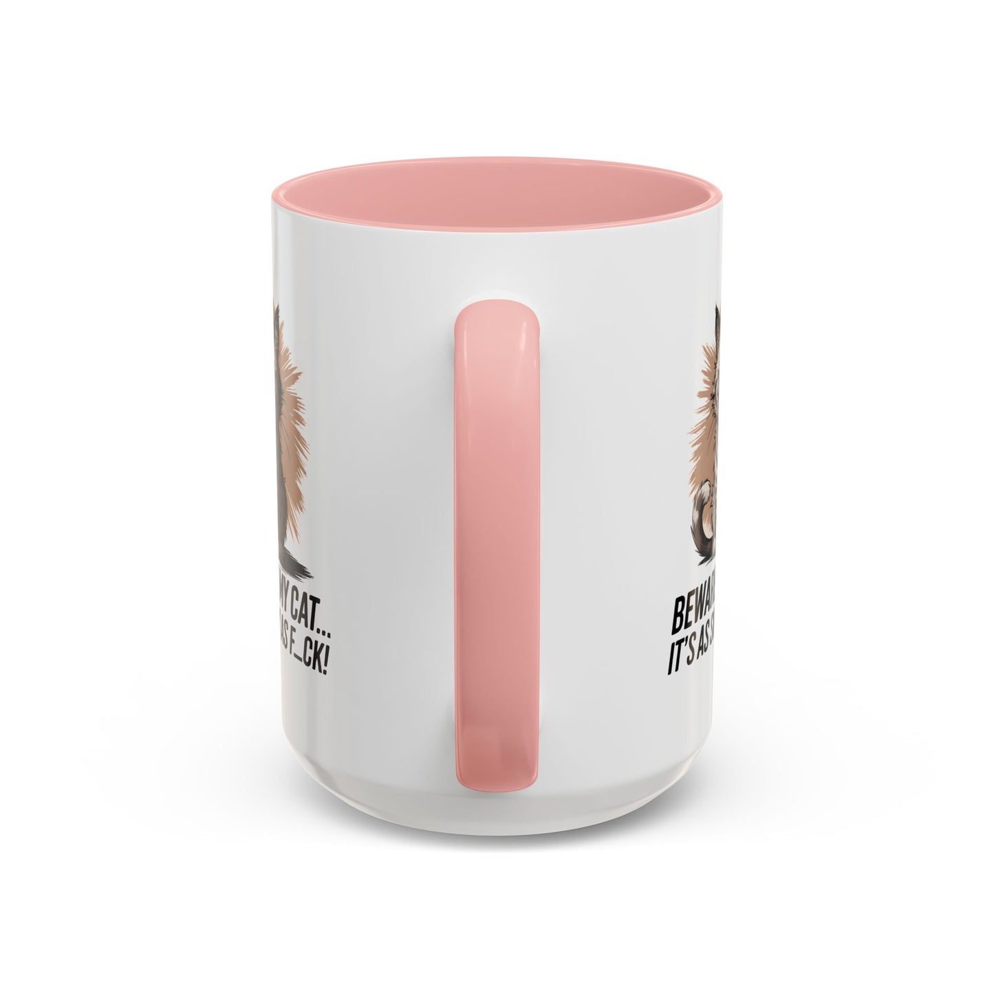 Humor Mug - Beware of My Cat