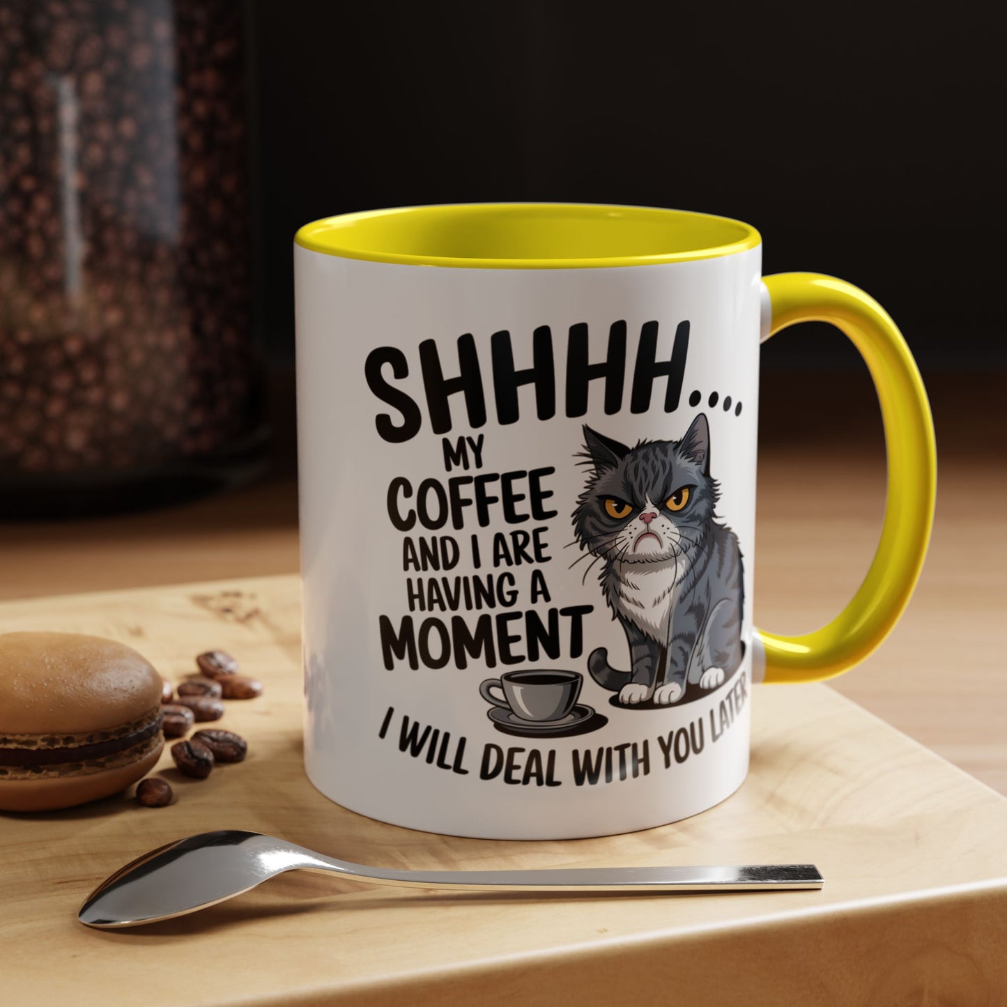Animal Mug - Shhhh My Coffee and I