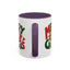 Christmas Mug - Green & Red Text Santa Presents