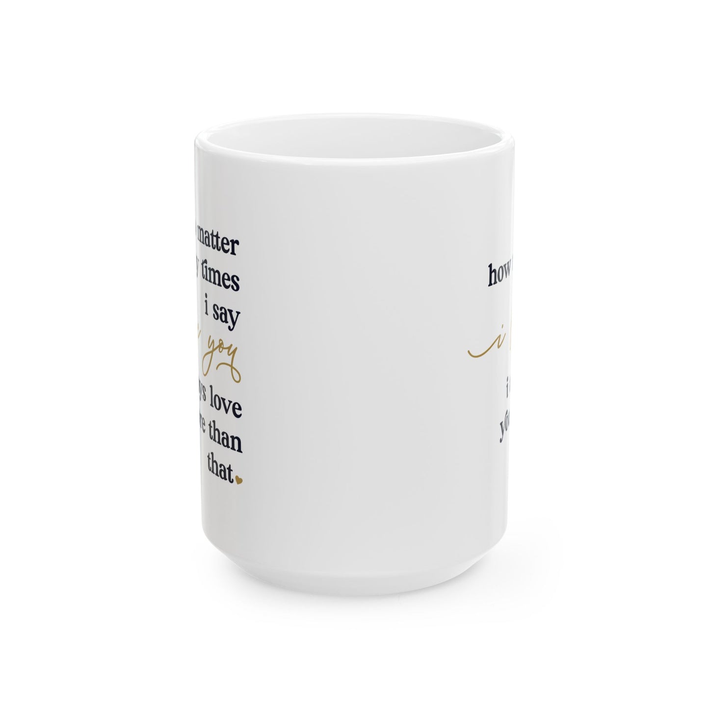 Anniversary Mug - No Matter How Many Times I
