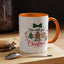 Christmas Mug - We Wish You a Merry Christmas Black & Red Text Cookies & Candy