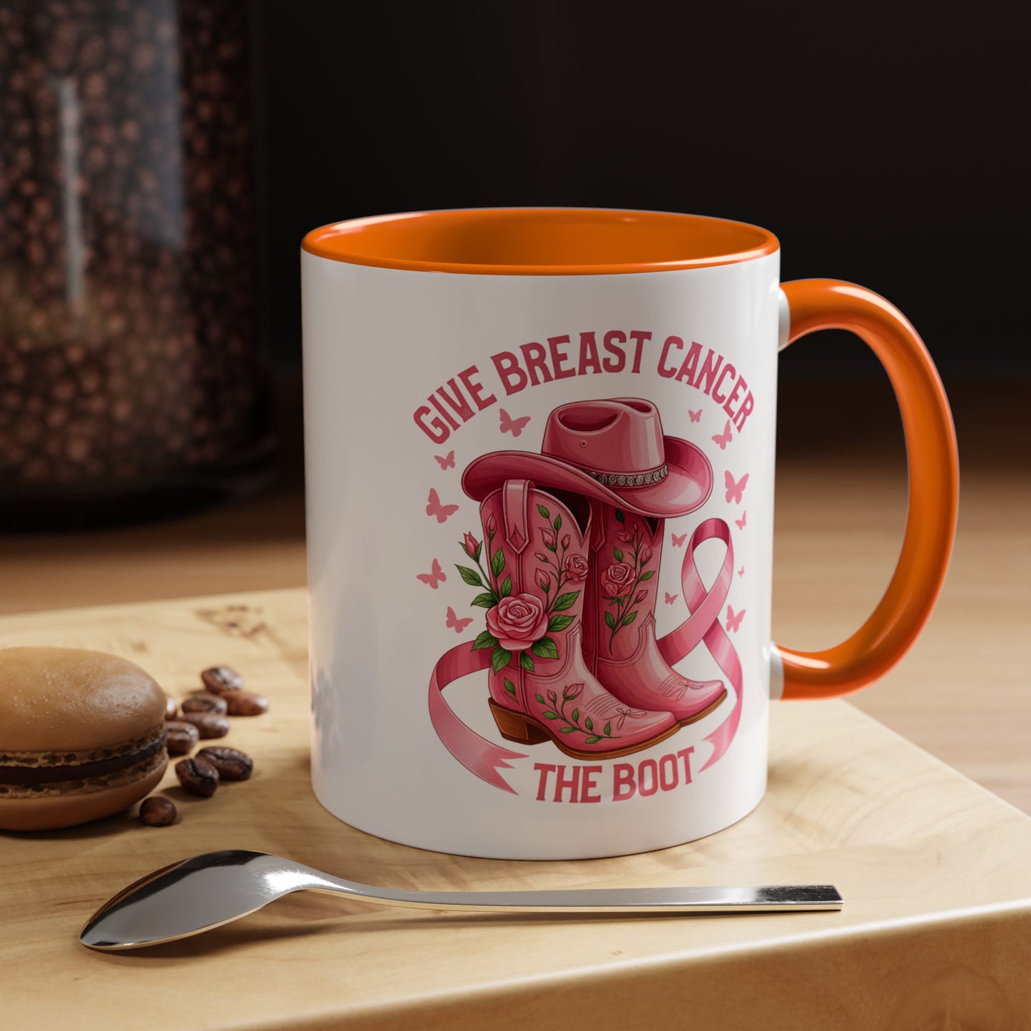 Support Mug - Give Cancer The Boot