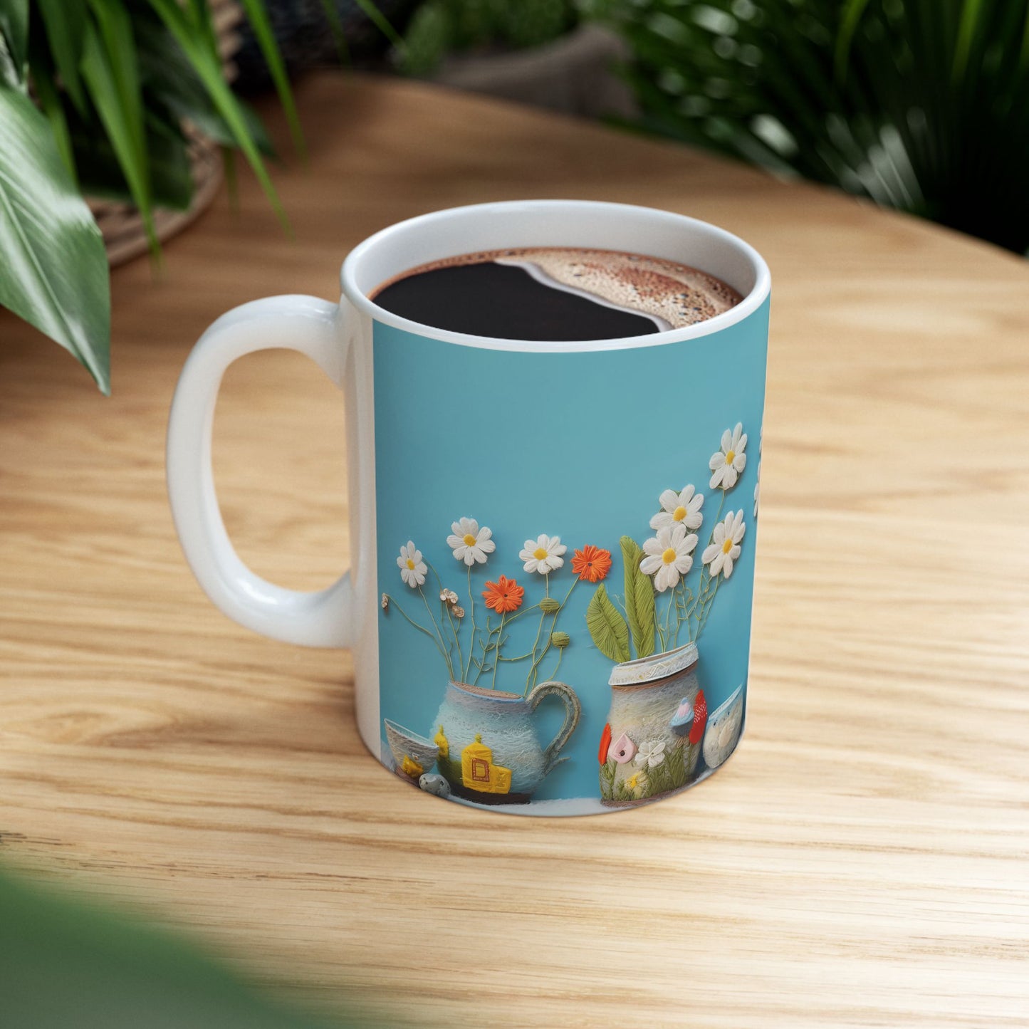 Artistic Mug - Felted Tea Pot