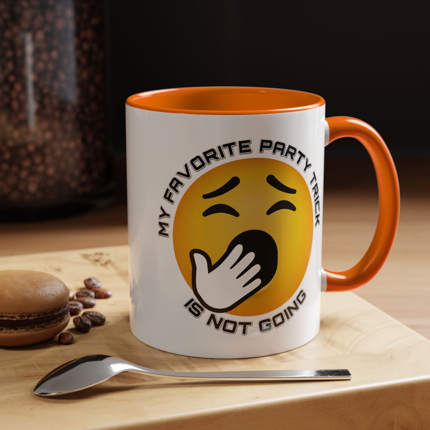 Humor Mug - My Favorite Party Trick is Not Going