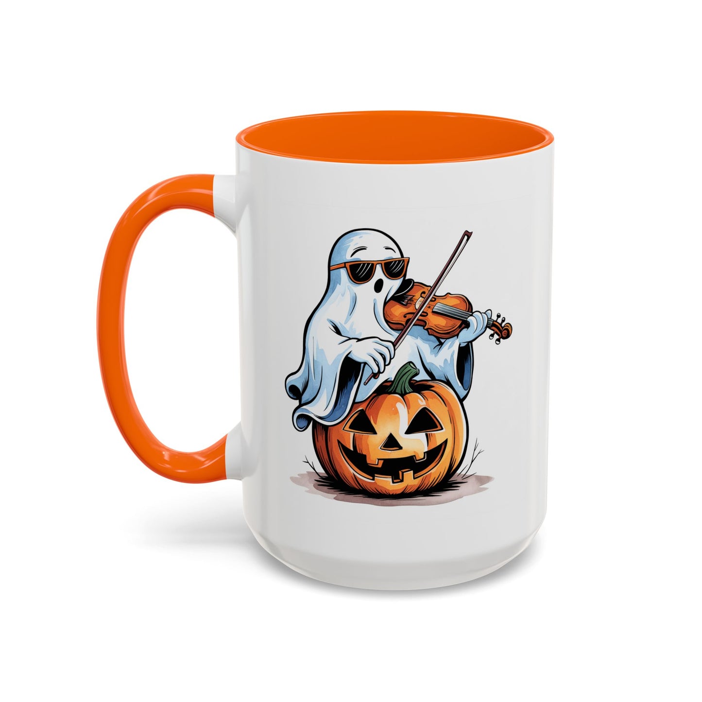 Halloween Mug - Violin Playing Ghost