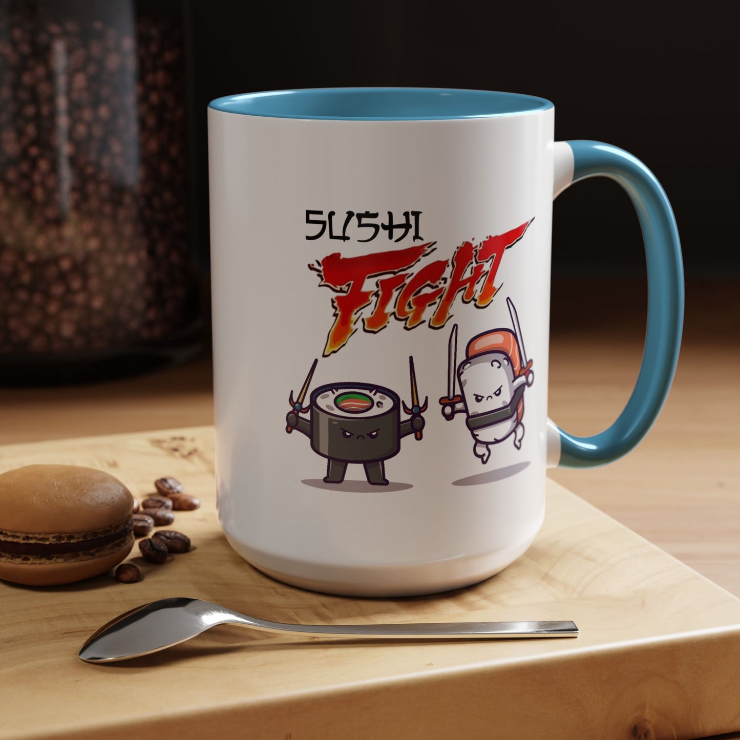 Humor Mug - Sushi Fight