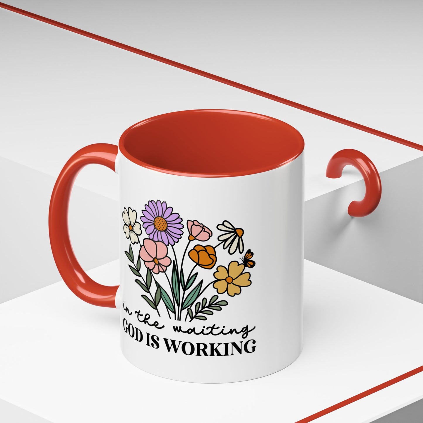 Religious Mug - In The Waiting