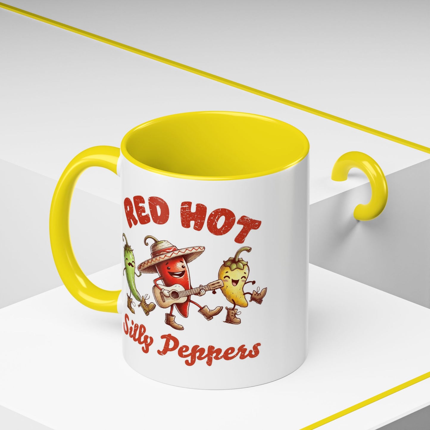 Humor Mug - Red Hot Silly Peppers