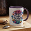 Wellness Mug - Love More Worry Less Circle