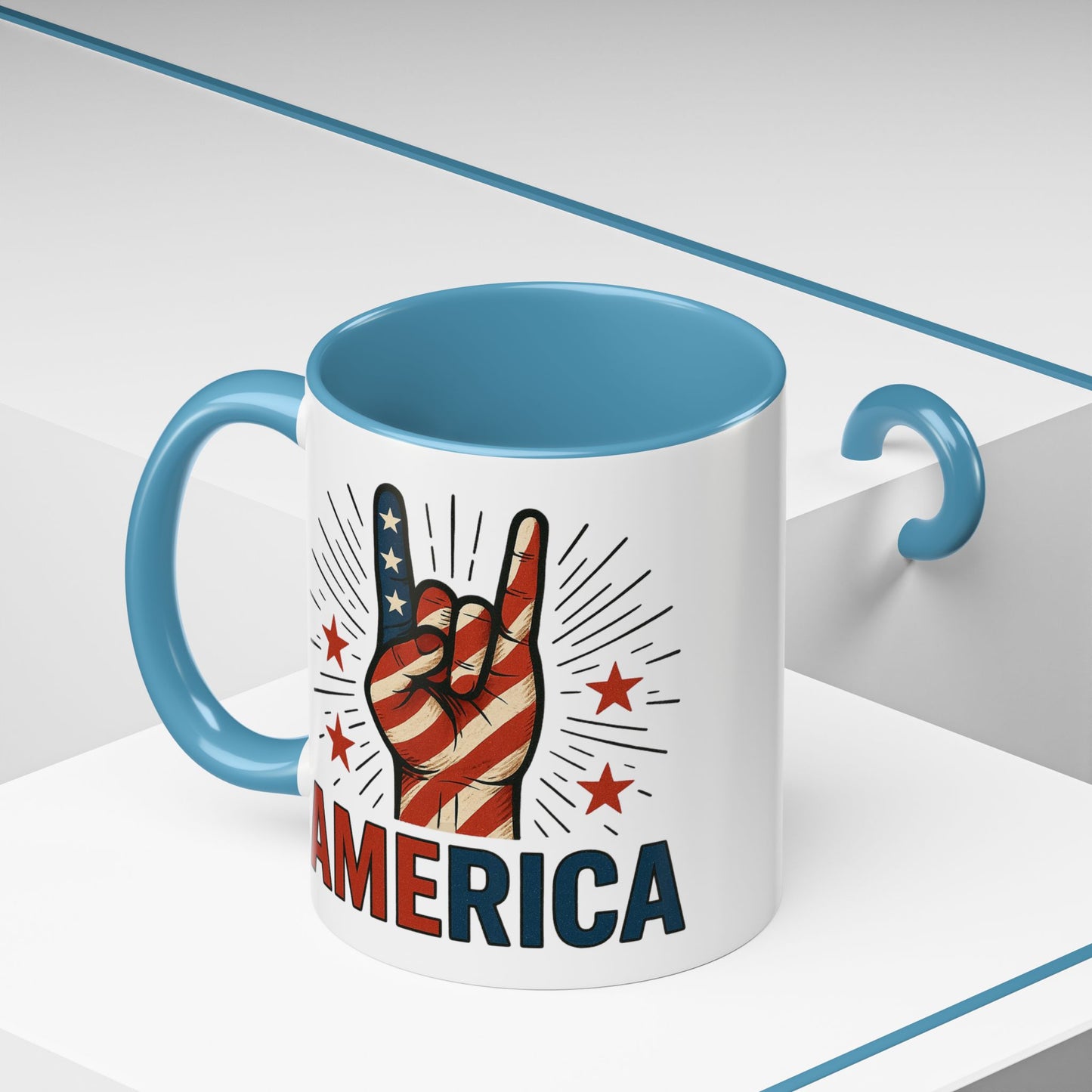 4th of July Mug - America Rock On