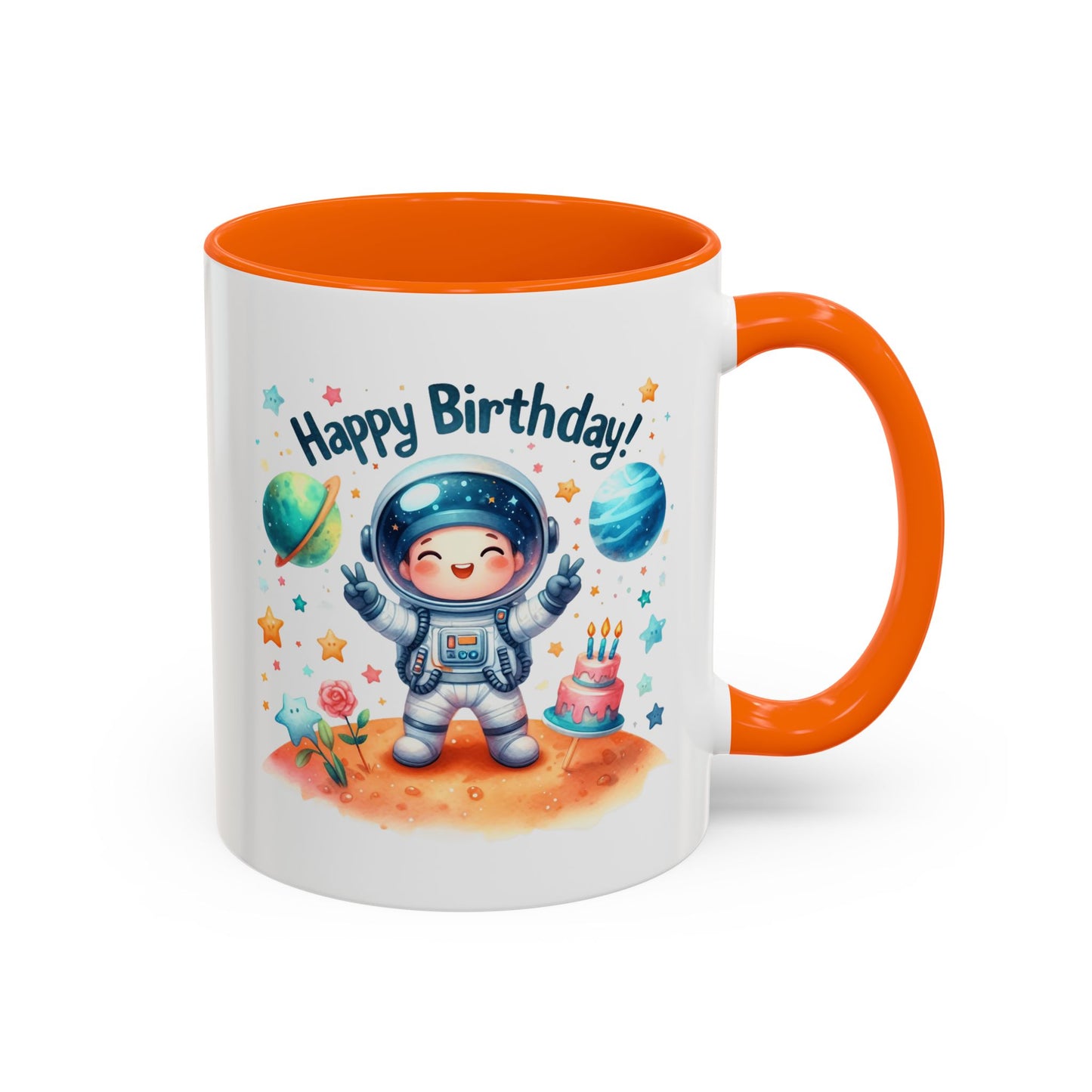 Birthday Mug - Happy Birthday Astronaut
