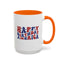 4th of July Mug - Happy Birthday America Retro