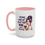 Humor Mug - I'm Made Out of Glitter Wine and Anxiety